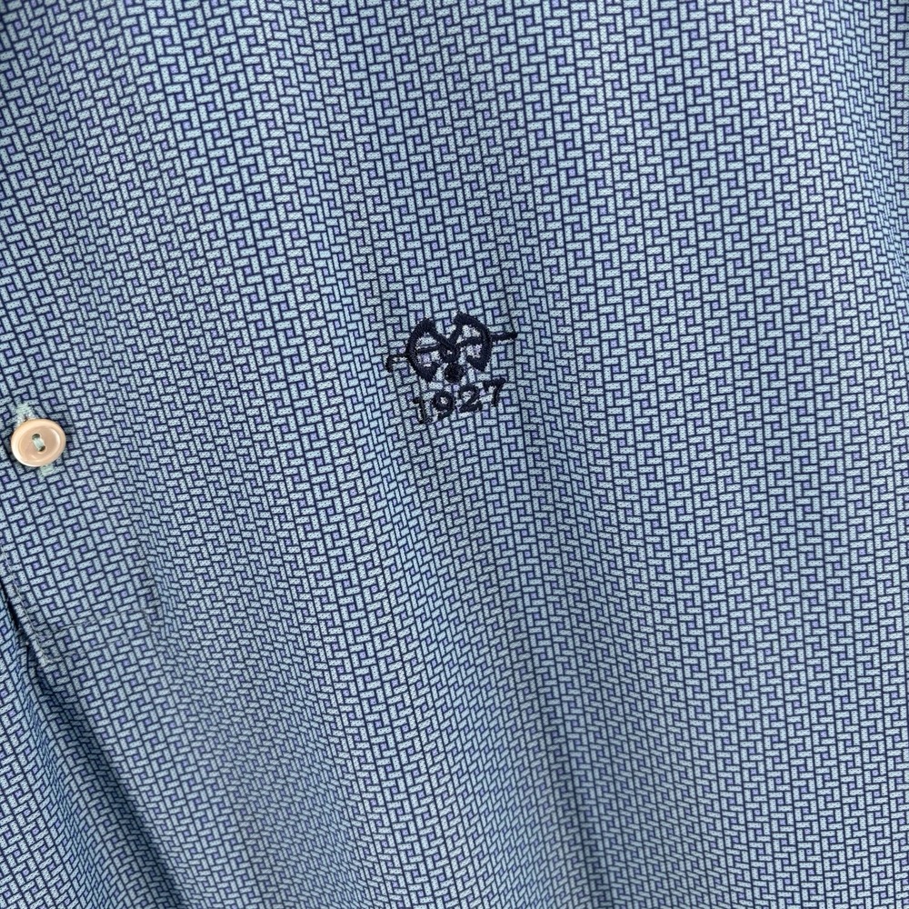 Peter Millar Polo Shirt Summer Comfort Mens XL Graphic Print Golf Performance - Picture 3 of 13